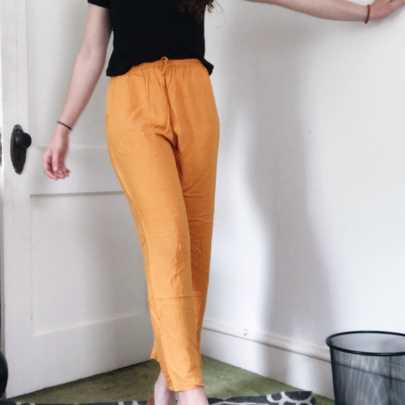 No brand Pants - Mustard Yellow Loose Pants Soft
